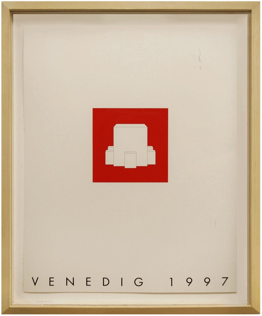 "VENDIG 1997" from: 'Sequences' Silkscreen ed. 60 - Print by Gerhard Merz