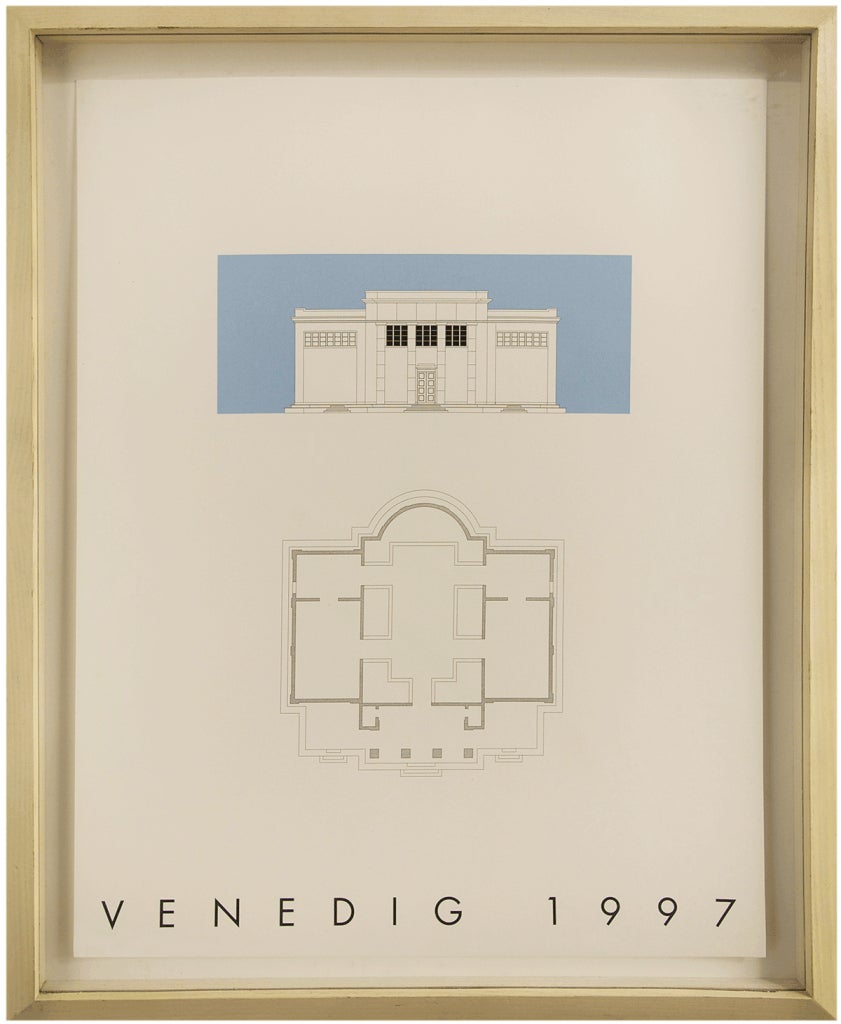 "VENDIG 1997" from: 'Sequences' Silkscreen ed. 60 - Print by Gerhard Merz