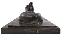 Jesus Mariano Leuus Bronze Sculpture of Woman "Untitled"