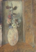 Looking at Flowers Through the Door