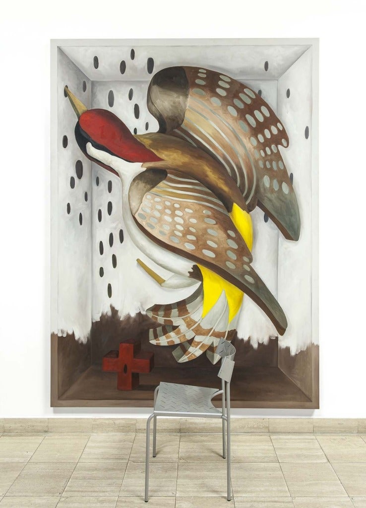 Woodpecker Ensconced from Decoy Series