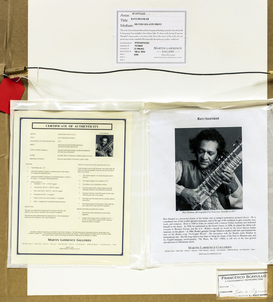 Ravi Shankar For Sale 1