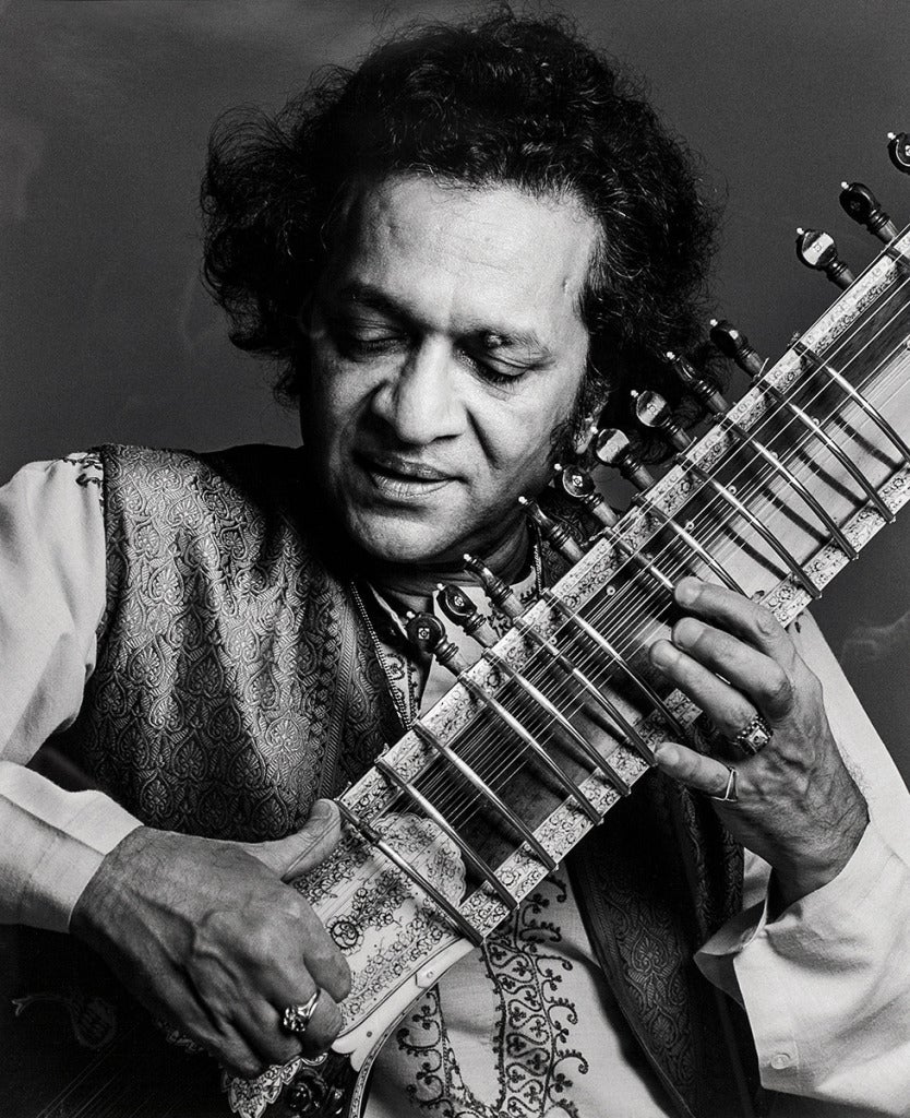 Francesco Scavullo Portrait Photograph - Ravi Shankar