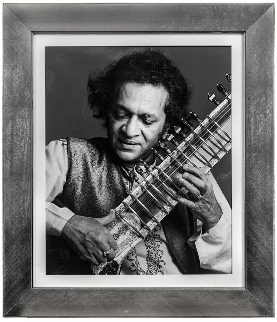 Ravi Shankar - Photograph by Francesco Scavullo
