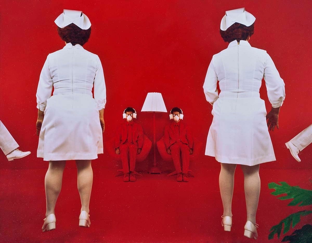 Sandy Skoglund Figurative Photograph - Patients and Nurses
