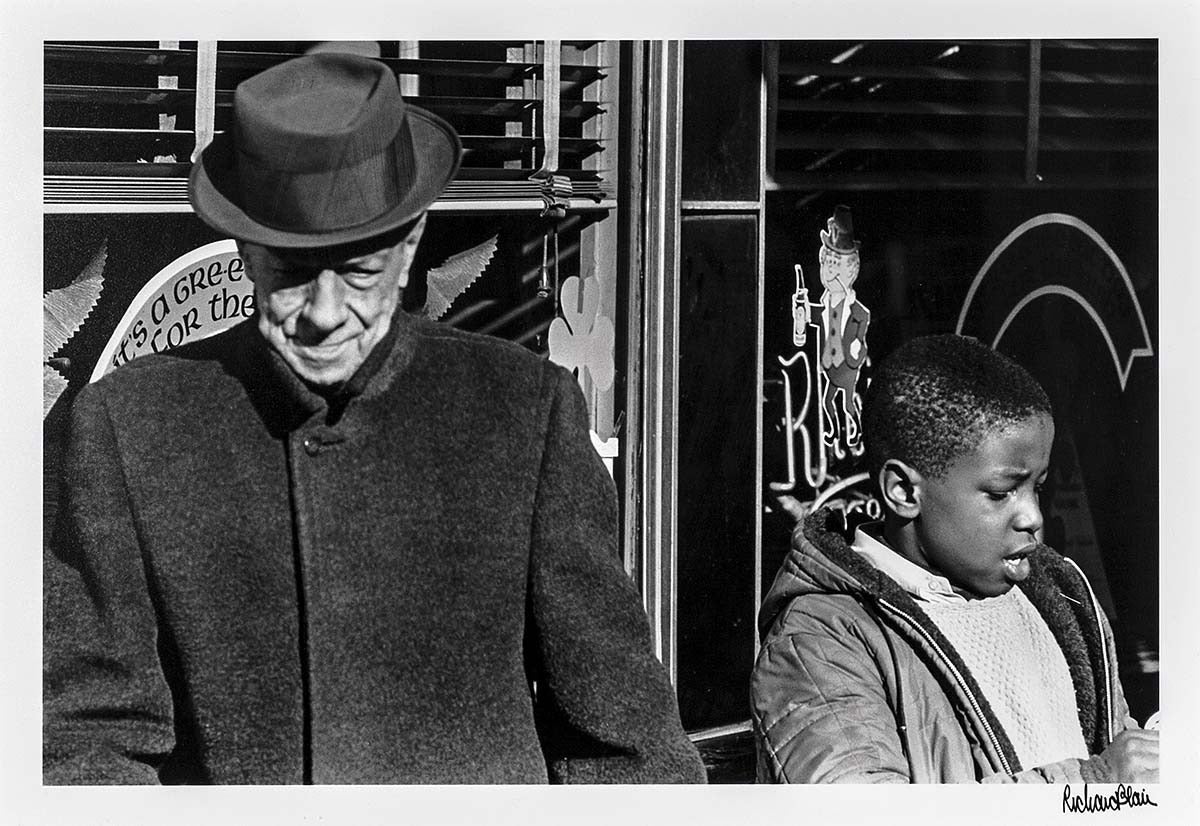 UNTITLED (OLD GENTLEMAN AND CHILD) NYC Street Photography