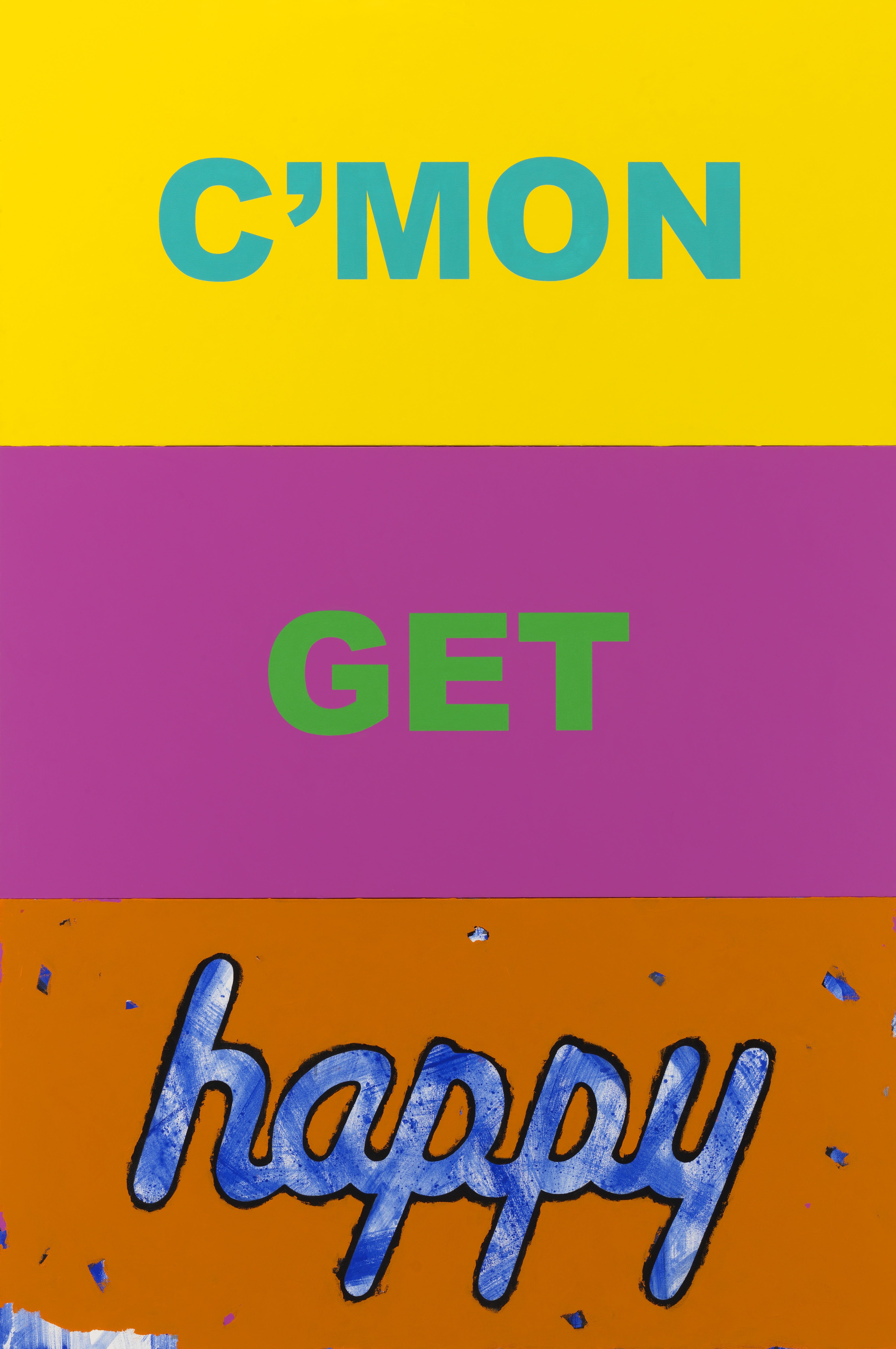 C'mon Get Happy - Painting by Deborah Kass