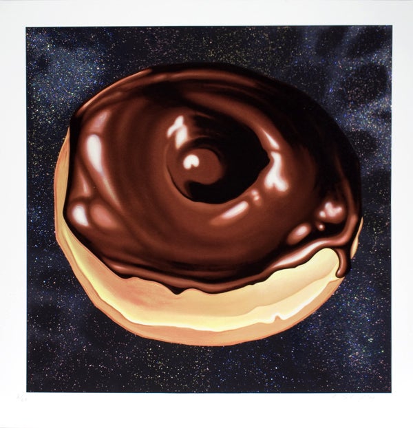 Kenny Scharf Print - Cosmic Donut
