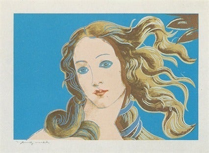 Andy Warhol Portrait Print - Details Of Renaissance Paintings (Sandro Botticelli, Birth of Venus, 1482), 1984