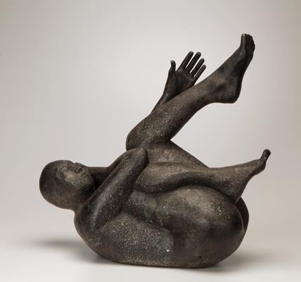Deborah Ballard Figurative Sculpture - Release Series: Unwind II