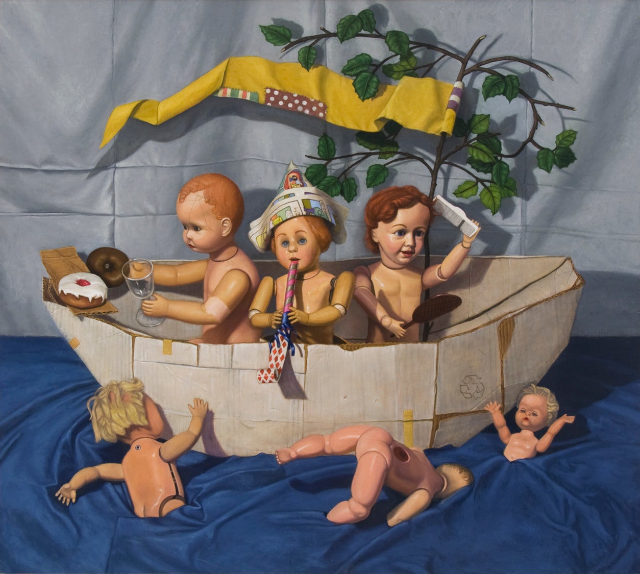 Ship of Fools - Painting by Vera Barnett