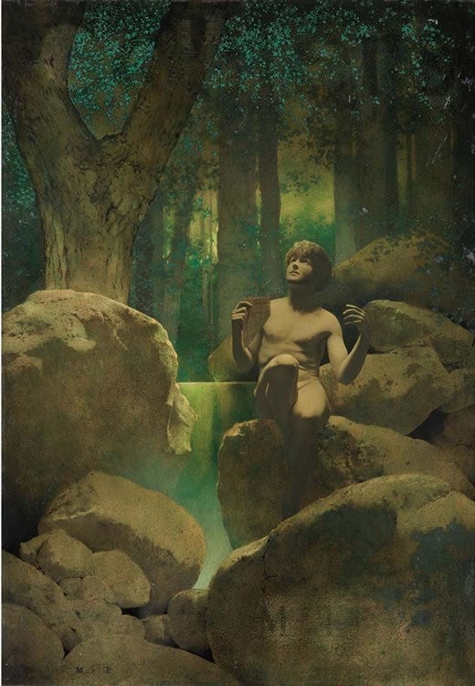 Maxfield Parrish Figurative Painting - Summer