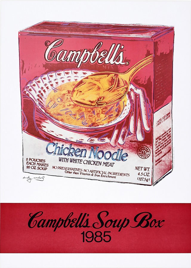 "Campbell's Soup Box" Poster - Print by Andy Warhol