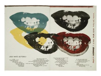 Andy Warhol Still-Life Print - Marilyn Monroe I Love Your Kiss Forever Forever II.5