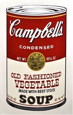 Andy Warhol Still-Life Print - Campbell's Soup II: Old Fashioned Vegetable (FS II.54)