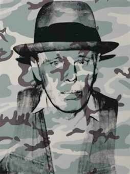 Andy Warhol Portrait Print - Joseph Beuys in Memoriam II.371