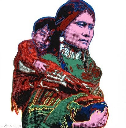 Andy Warhol Print - Mother and Child II.383