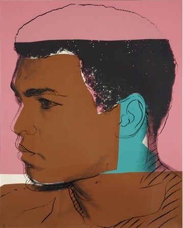 Andy Warhol Figurative Print - Muhammad Ali II.179