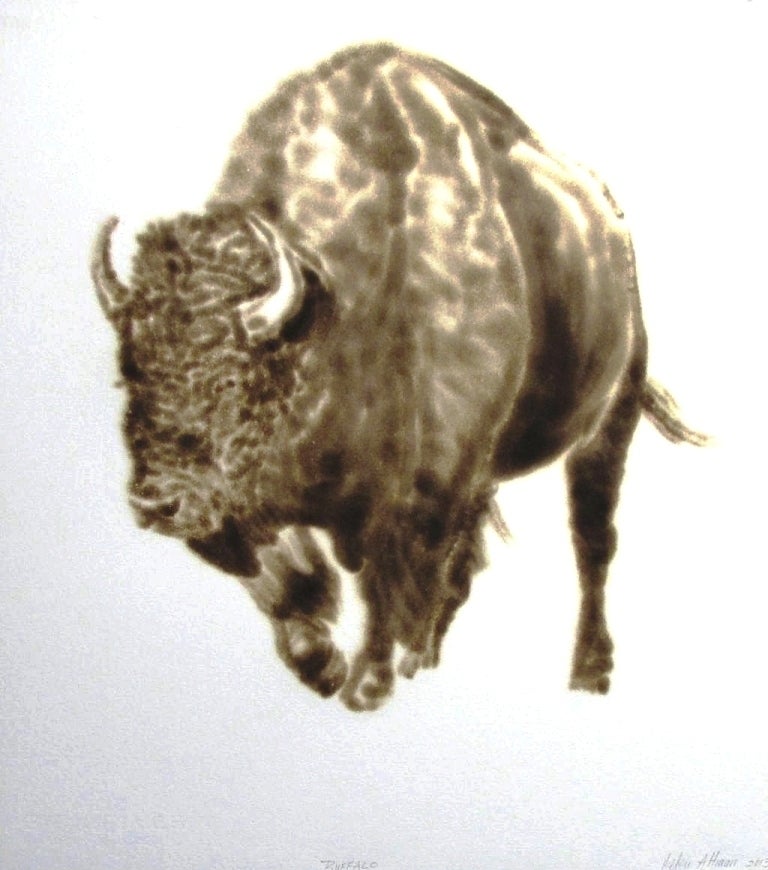 Helen Altman Animal Art - Buffalo