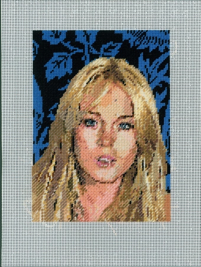 Maria E. Pineres Figurative Art - Lindsay Lohan
