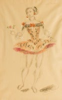 Vintage Oliver Messel Costume Design For The Ballet Sleeping Beauty