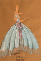 Jeanne Lanvin "Duchesse Hiver" Fashion Design