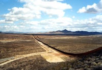 Untitled [border fence, near Naco, AZ]