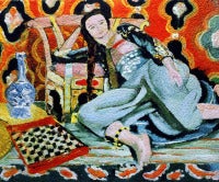 Odalisque with a Turkish Chair, after Henri Matisse