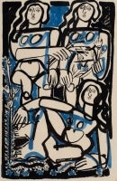 Bathers Picking Flowers