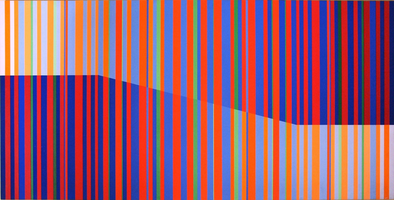 Racing Stripes II - Painting by Edward Goldman