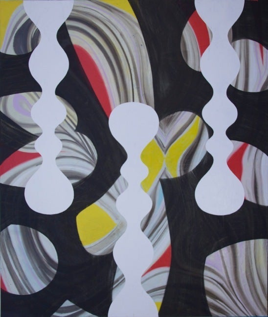Perry Burns Abstract Painting - Click