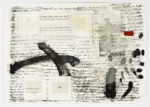 Paul Verlaine für Paul Verlaine – Mixed Media Art von Maria Noel