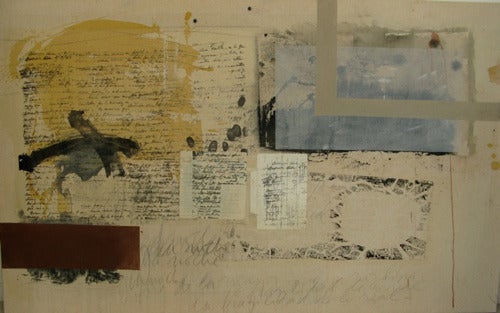 A Letter from a Woman to a Man in 1942 - Mixed Media Art by Maria Noel