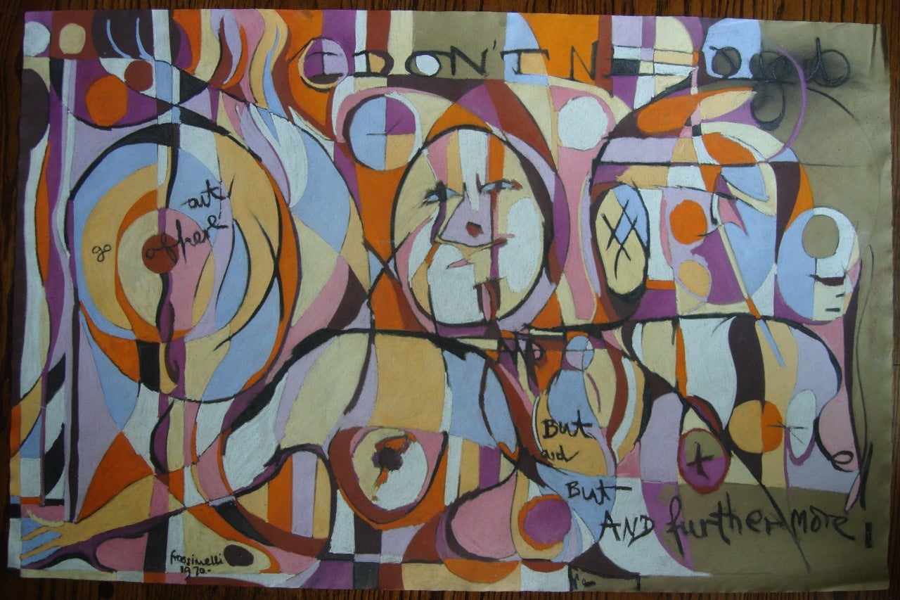Sarah Frassinelli Abstract Drawing - P2, I DON'T NEED
