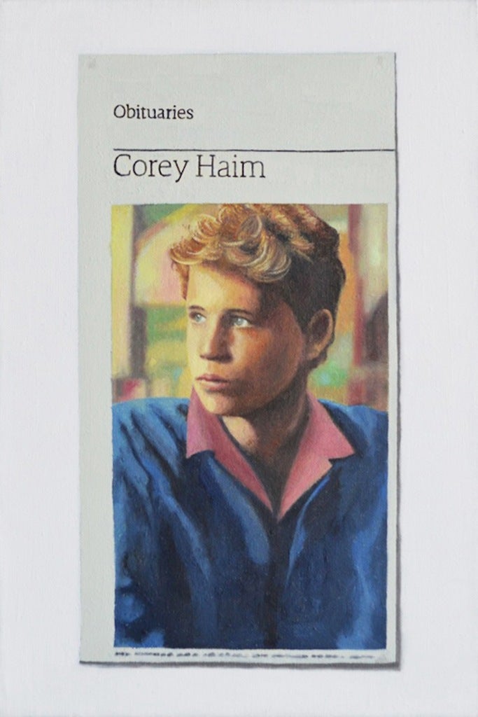 Hugh Mendes Obituary Corey Haim For Sale at 1stDibs