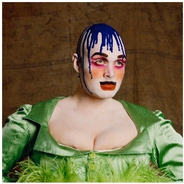 Leigh Bowery: Session 1, Look 2, 1988 - Photograph by Fergus Greer