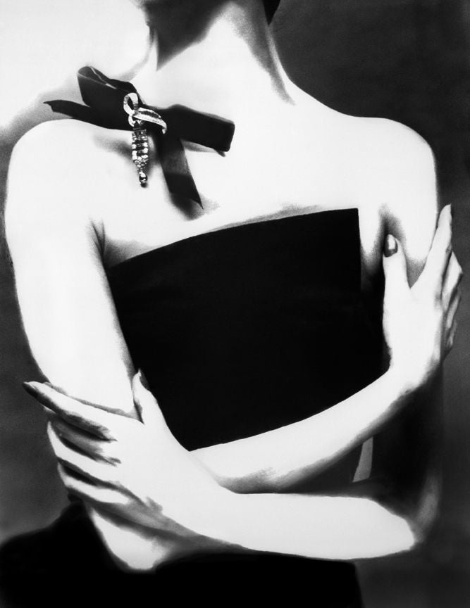 Lillian Bassman Black and White Photograph - Betty Threat, New York, Harper's Bazaar