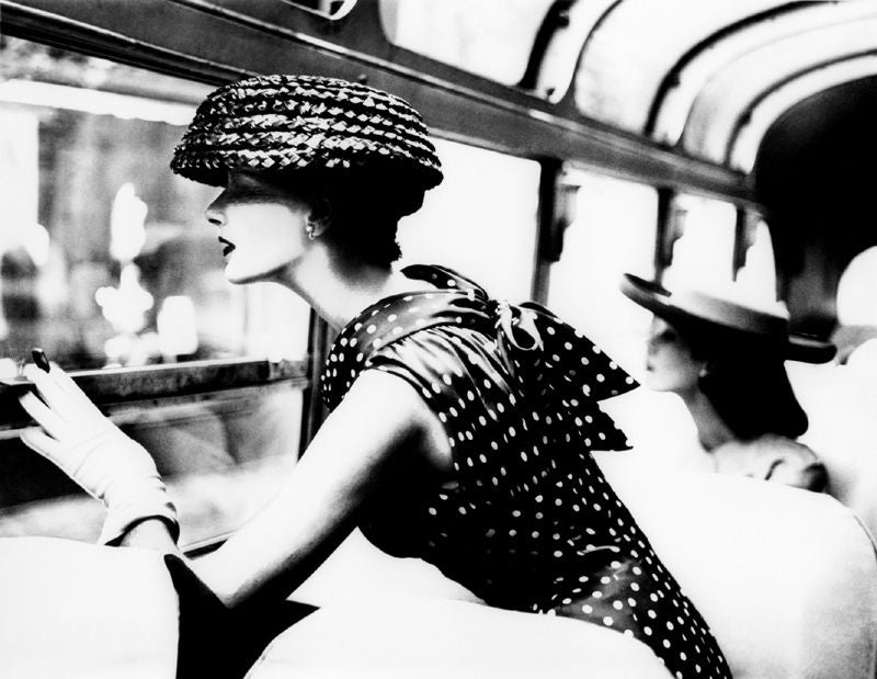More Fashion Mileage Per Dress, Barbara Vaughn, New York, Harper's Bazaar - Photograph by Lillian Bassman