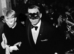 Frank Sinatra and Mia Farrow at Truman Capote Black and White Ball