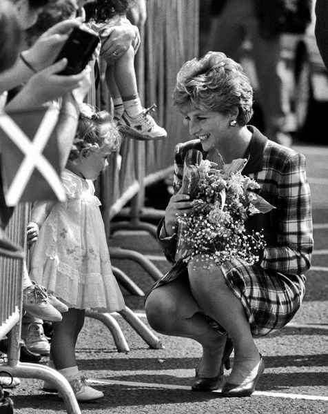 Princess Diana, Glasgow - Photograph by Harry Benson