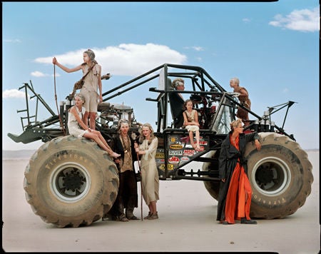 Arthur Elgort Color Photograph – Mad Max, VOGUE