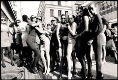 Vintage Models after the Azzedine Alaia Fashion Show, Paris