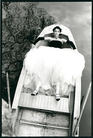 Black and White Photograph di Arthur Elgort - Helena Christensen, New Orleans, VOGUE UK