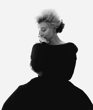 Marilyn Monroe: From "The Last Sitting" (VOGUE Black Dress)