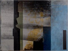 Morning Mist Composition - dynamische, modernistische abstrakte Komposition, Acryl auf Leinwand