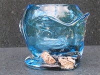 Blue Bowl with Granite