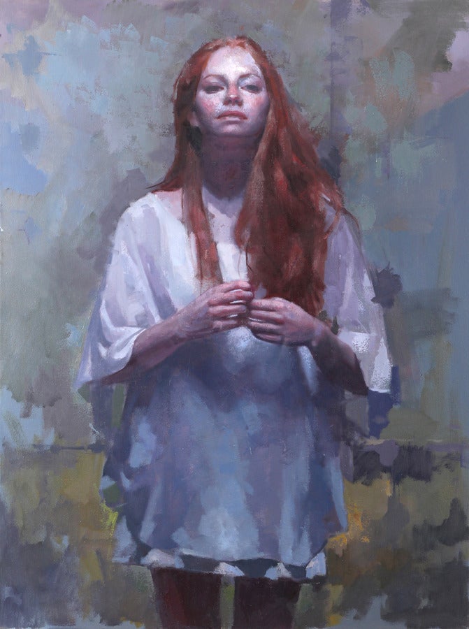 Daniel Hughes Portrait Painting - Lesley