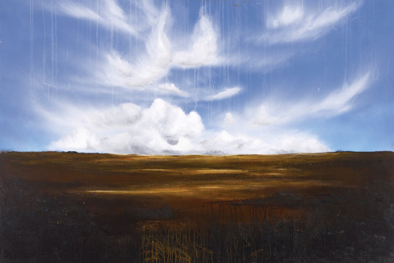 Impertinent Meadow - Painting by Sylvain Louis-Seize