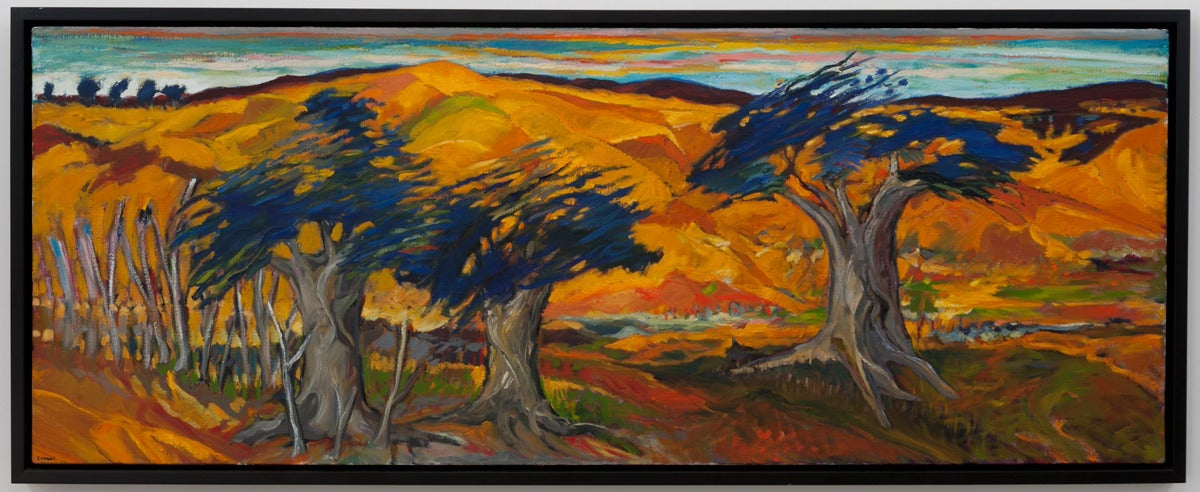 Yehouda Chaki Landscape Painting - Heartland