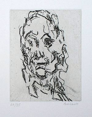 frank auerbach poster